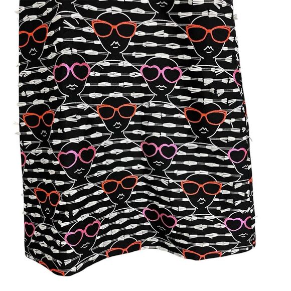 Anthropologie Hutch Stacy Sunglass Mini Shift Dress Retro M - Picture 6 of 11